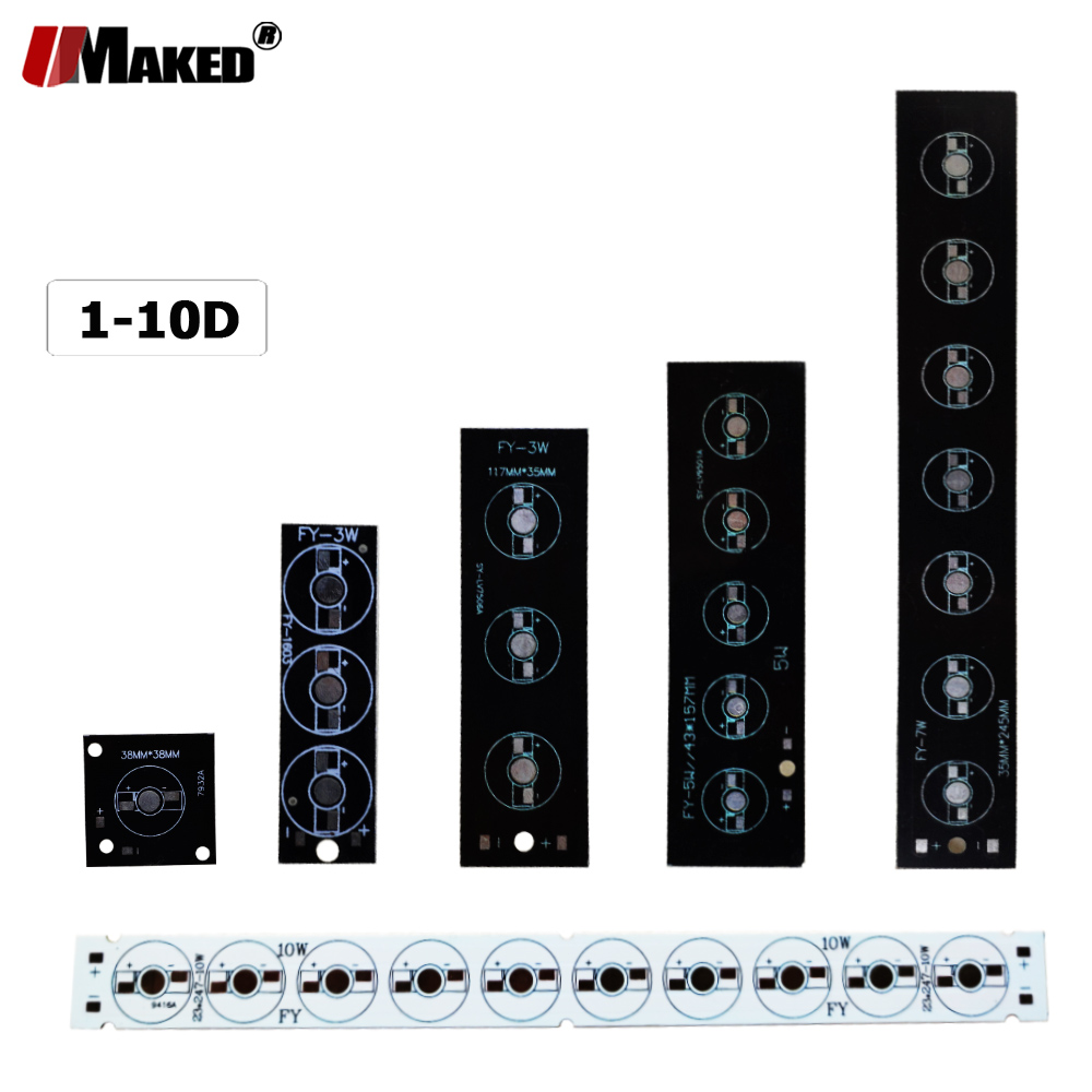 Flood Tray Table - 10Pc LED PCB High Power Aluminun