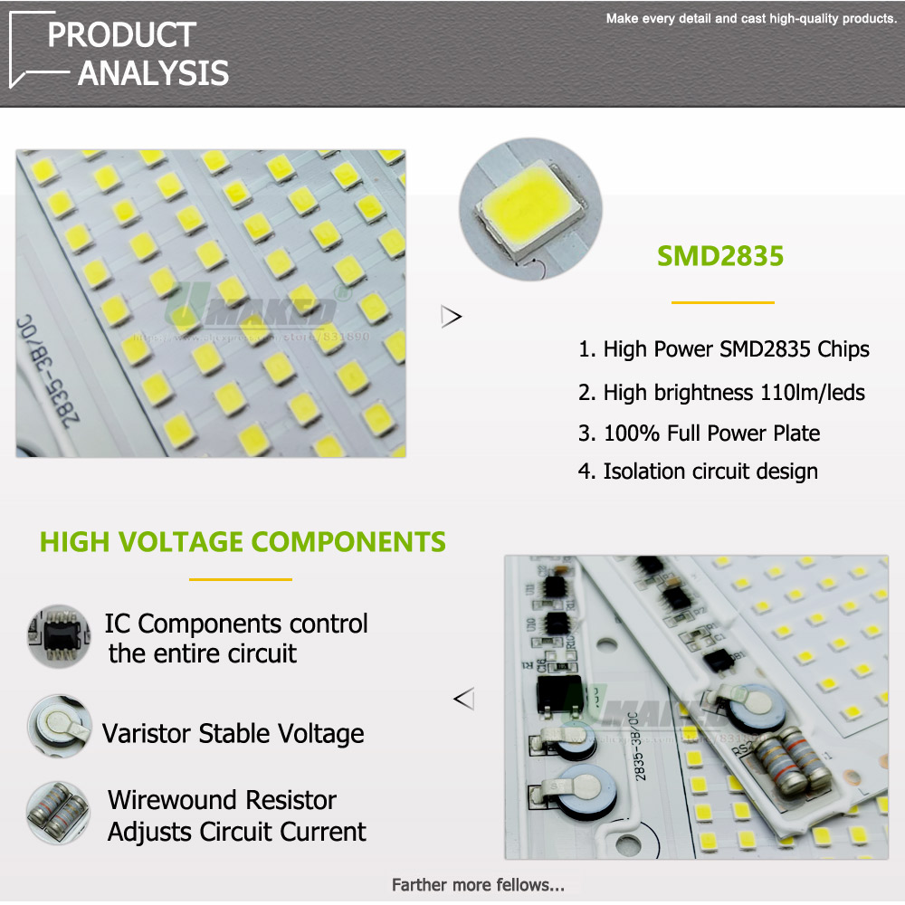 Floodlight Repair LED PCB Plat - Flood Tray Table ulasan dan harga